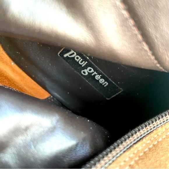 Paul Green Dallas Ankle Bootie In Earth Brown Suede - Size 8 - Picture 10 of 13